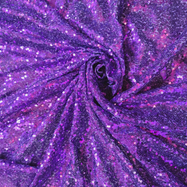 12' MESH SEQUIN PANEL - Purple