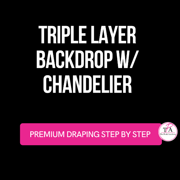 Triple Layer w/ Chandelier Backdrop Tutorial